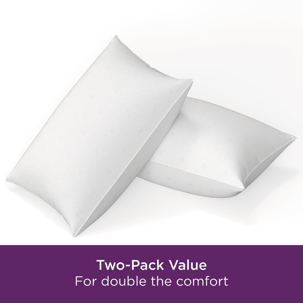 Total Allergy Defense Bed Pillows, Standard/Queen (2 Pack)