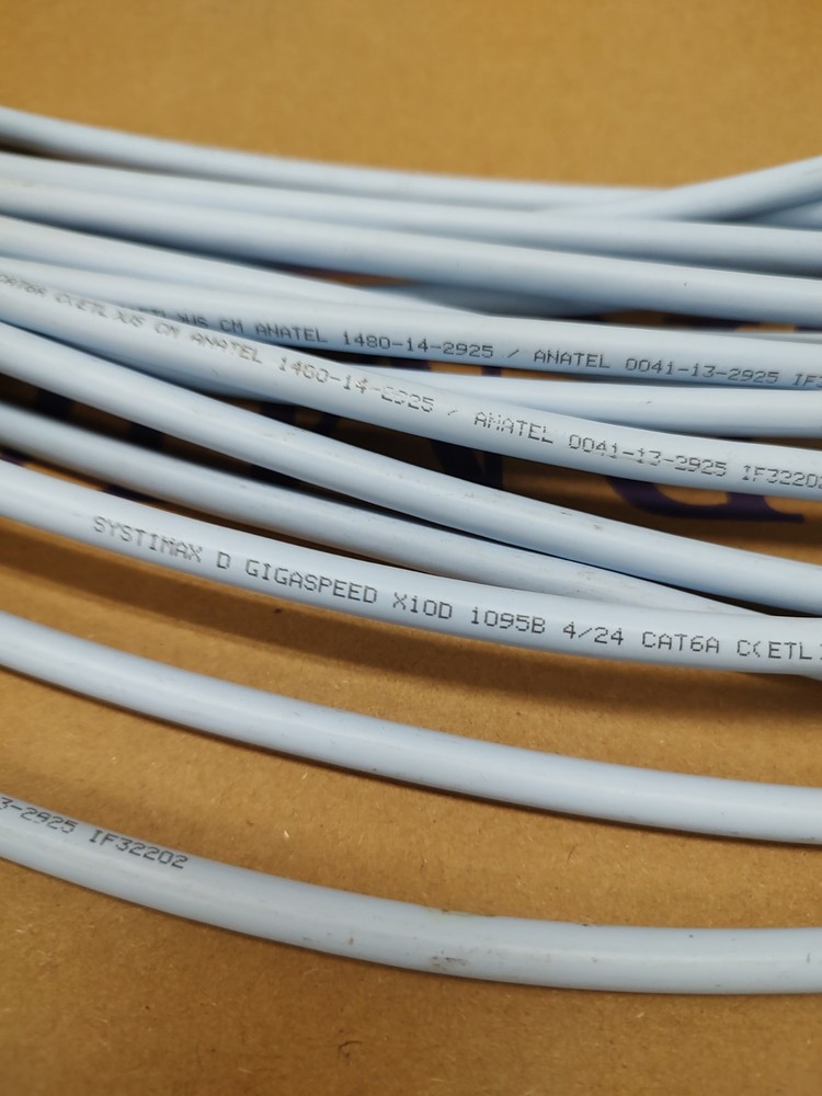 Commscope Systimax GigaSPEED X10D Cat6A Network Cable 100ft