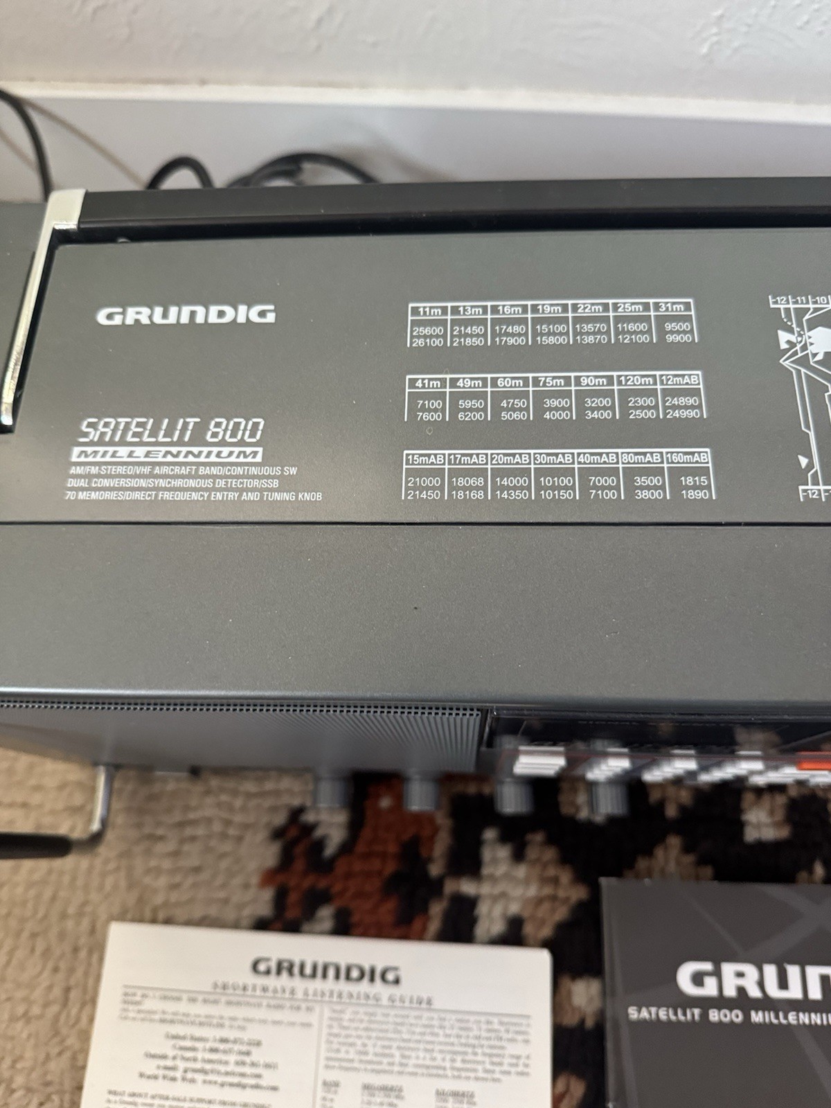 Grundig Satellit 800 Millennium General Coverage Communications Receiver