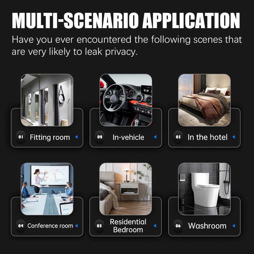 K68S Anti-Spy Scanner Detector Wireless RF Camera GSM Bug Finder Signal Tracker