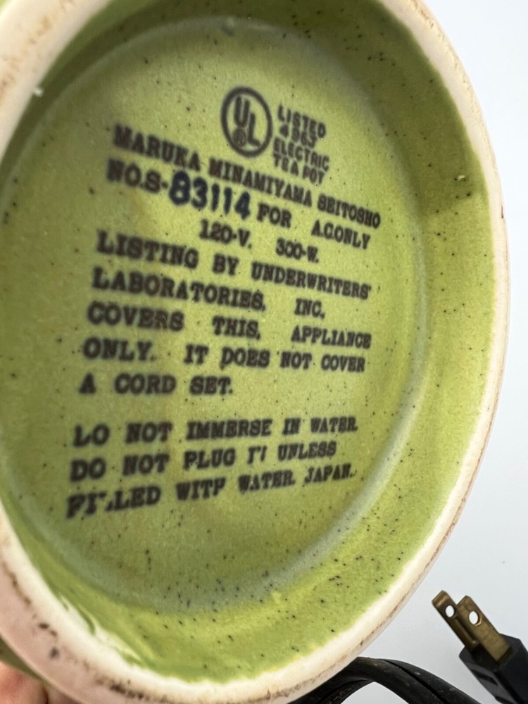 Vintage Stoneware Tea Hot Pot w/Lid Retro Kitchenware Tested!