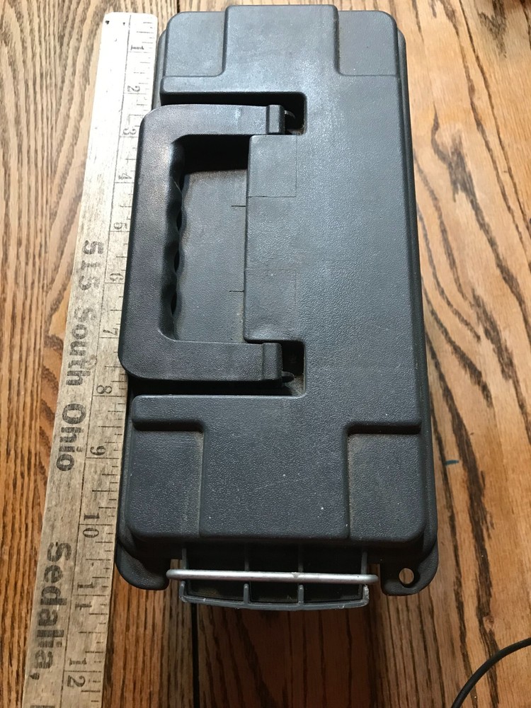 empty box Bunker Hill Security Ammo Box #61451 Heavy Gauge Polypropylene
