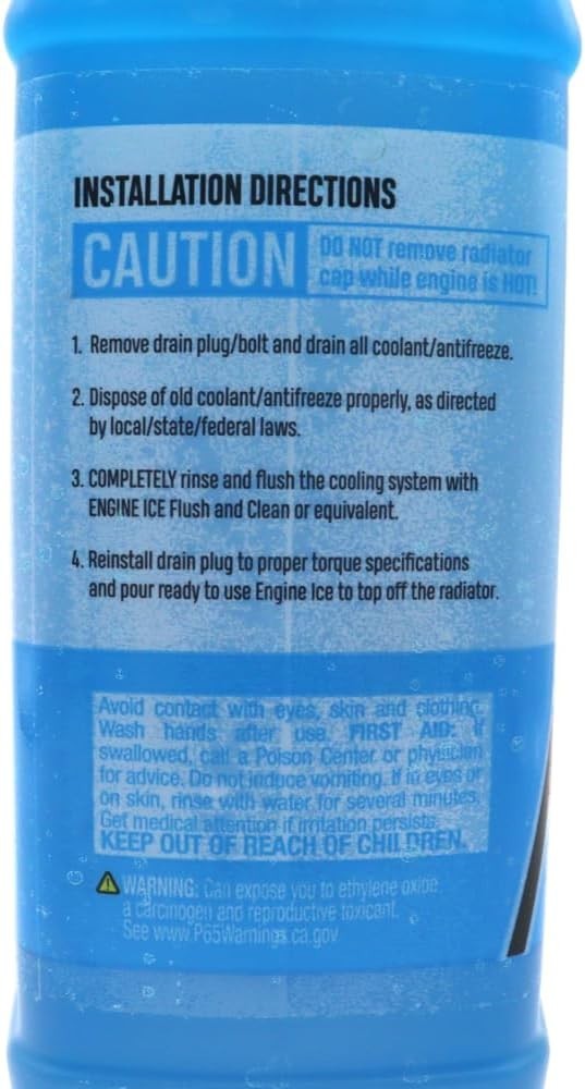 Off-Road High-Performance Motorcycle Coolant and Antifreeze Blue