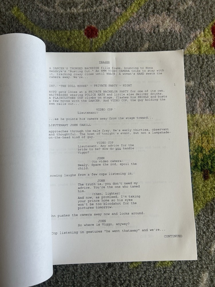 Ultraviolet Tv Show Pilot Original Script 2000 Revised Network Draft