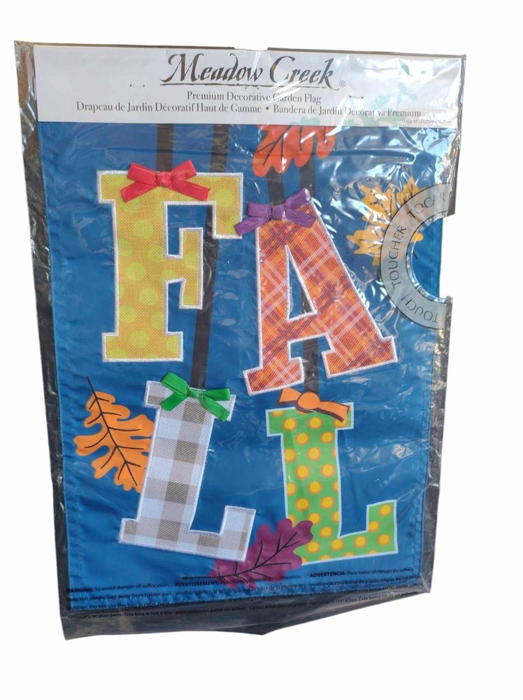 Garden Flag FALL  12x18 Inch Double Sided Yard Flag