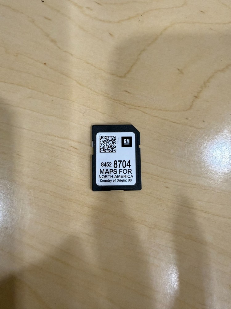 XT4 CADIILAC NAVIGATION SD CARD 84528704 OEM