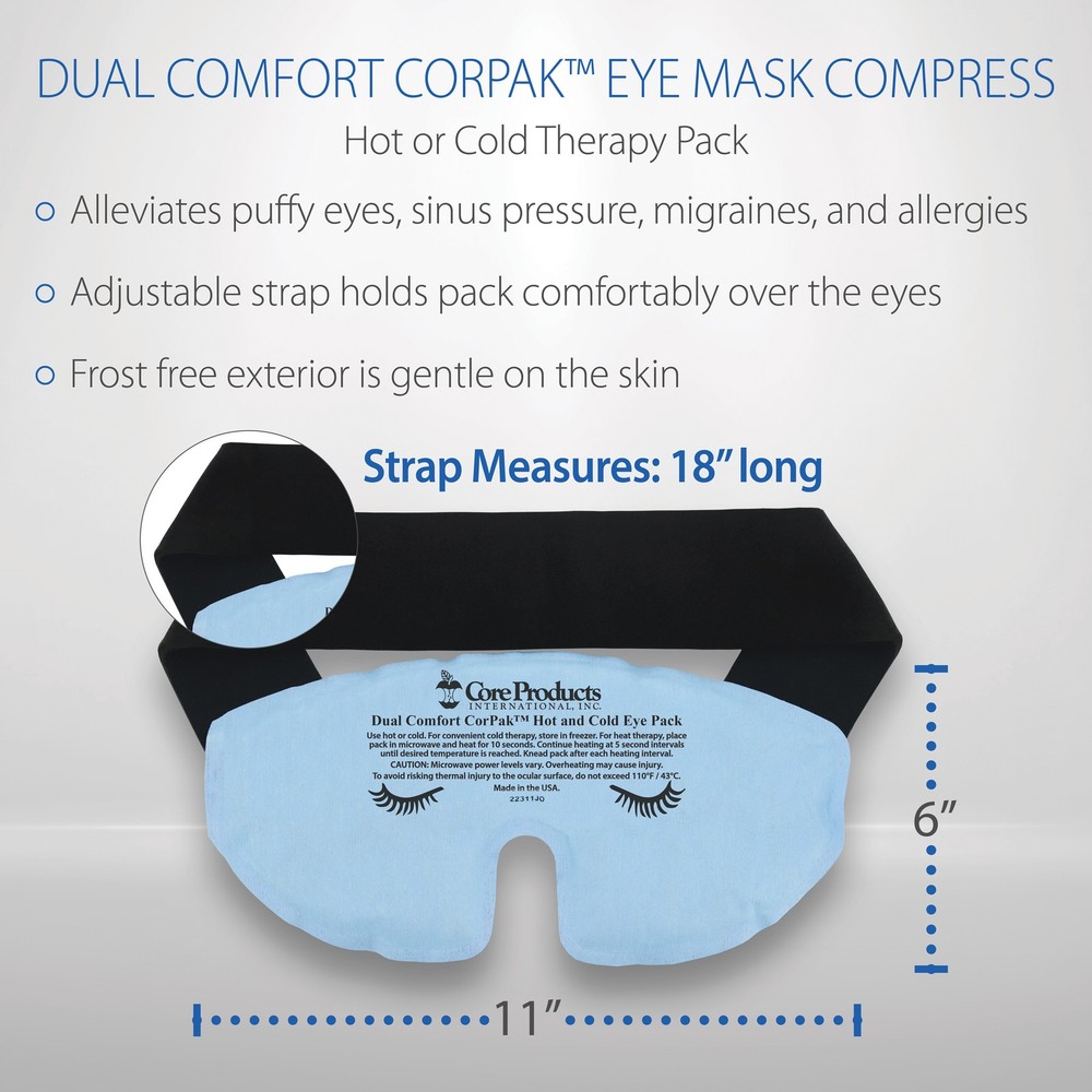 Migraine Eye Mask Hot or Cold Therapy Pack