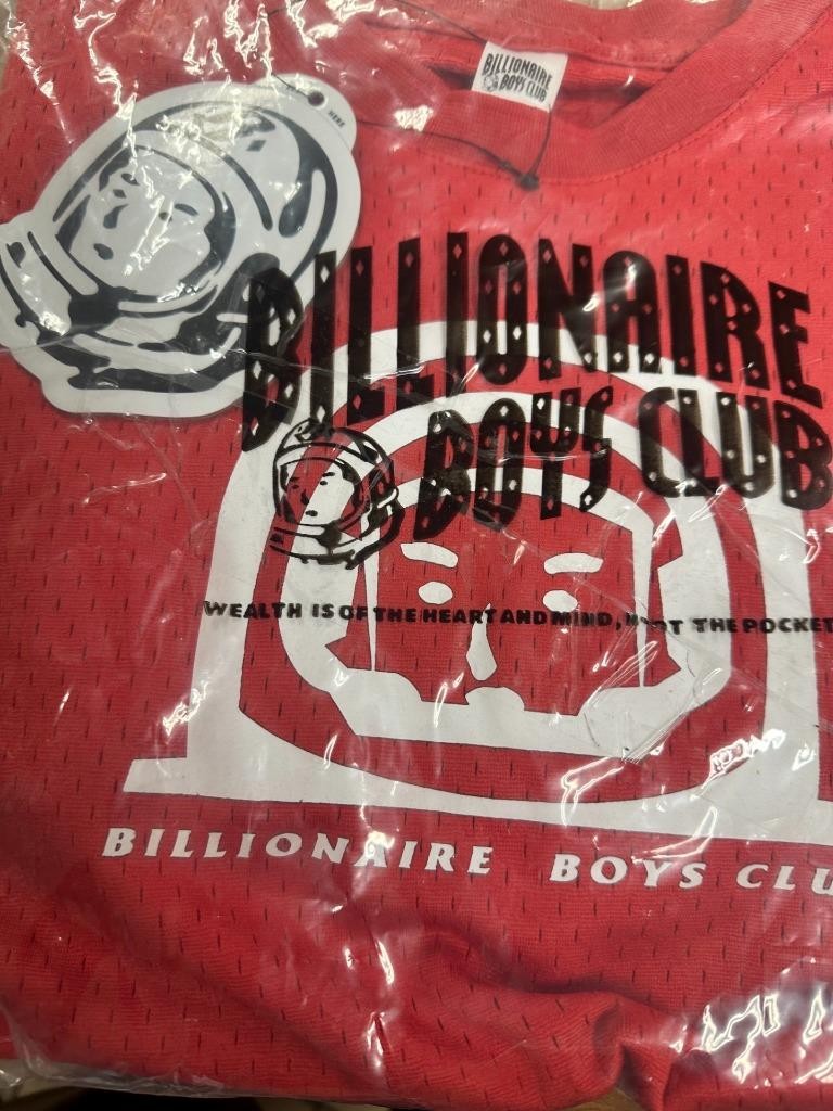 $85 - BILLIONAIRE BOYS CLUB Spaceman Tee in True Red 5/6