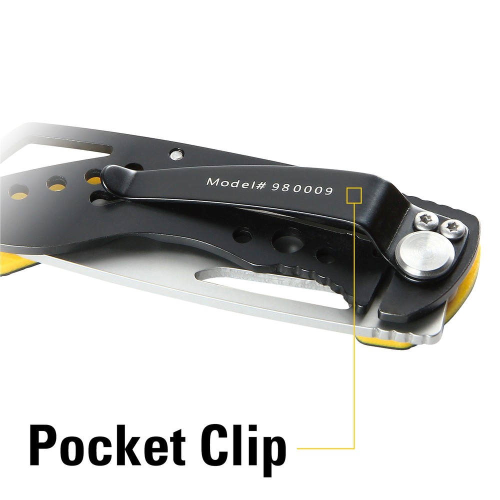 Cat 5-1/2 Inch Drop Point Folding Knife - 980009