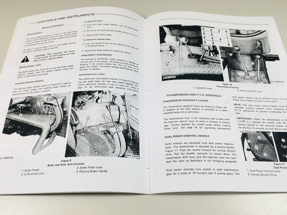 Ford 5600 6600 7600 Tractor Operators Owners Manual Includes Supplement Inside
