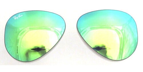 Ray Ban 3025 58 - Replacement Lenses - Green Mirror