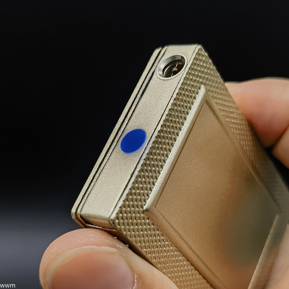 Refillable Green Flame Butane Poker Card Shape Deck Cigarette Lighter Jet Torch