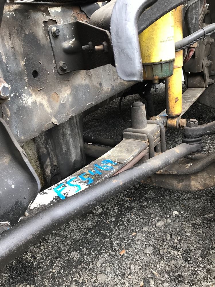 58” leaf spring. See pictures Front Leaf & Springs Used P-2737