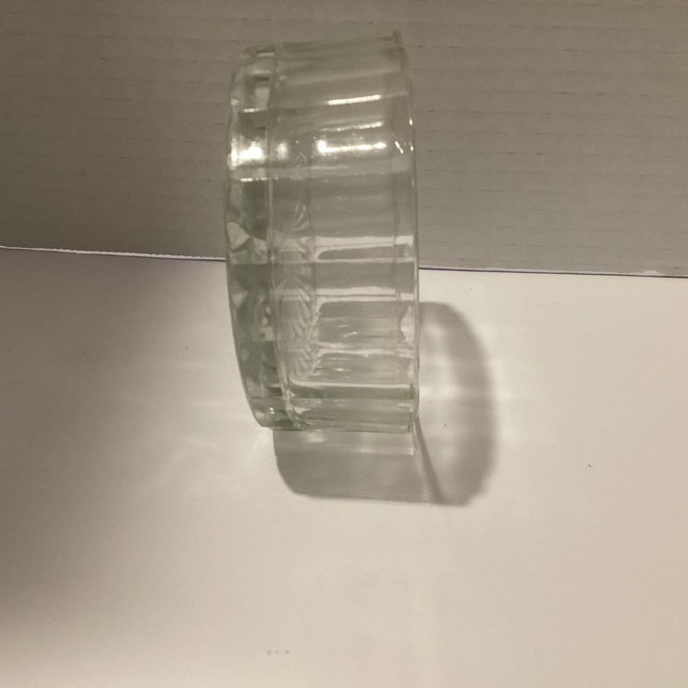Clear Glass Trinket Dish MCM design