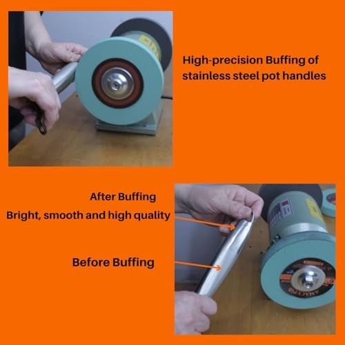 Elastic Polyurethane Buffing Wheels 6 Inch 2000 Grit. for Mirror Polished