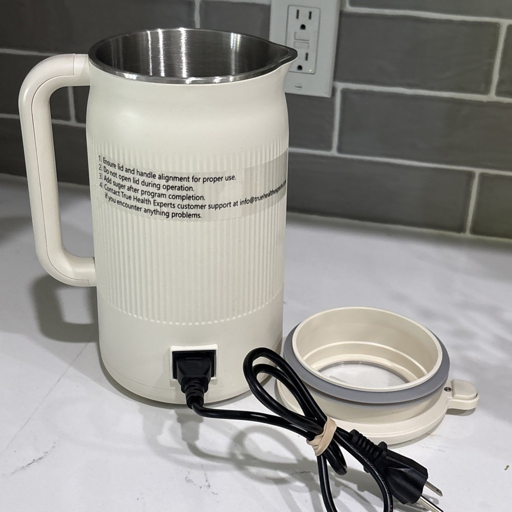 Nutri Automatic Nut Plant Based Milk Maker Machine Off White 4 Cups New No Box