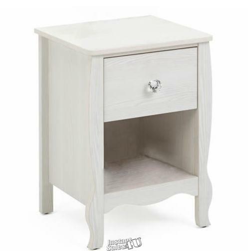 4D CONCEPTS Lindsay Nightstand White