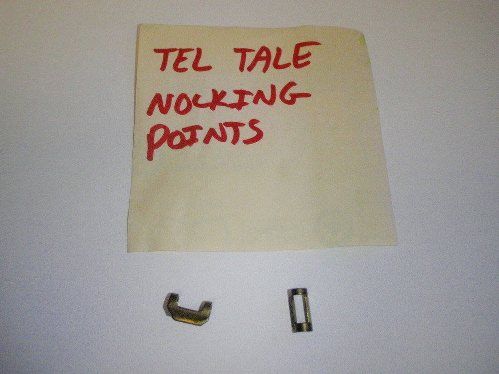 Brass Nocking Points TEL TALE nock Brass Peep Alignment String Clamp notch
