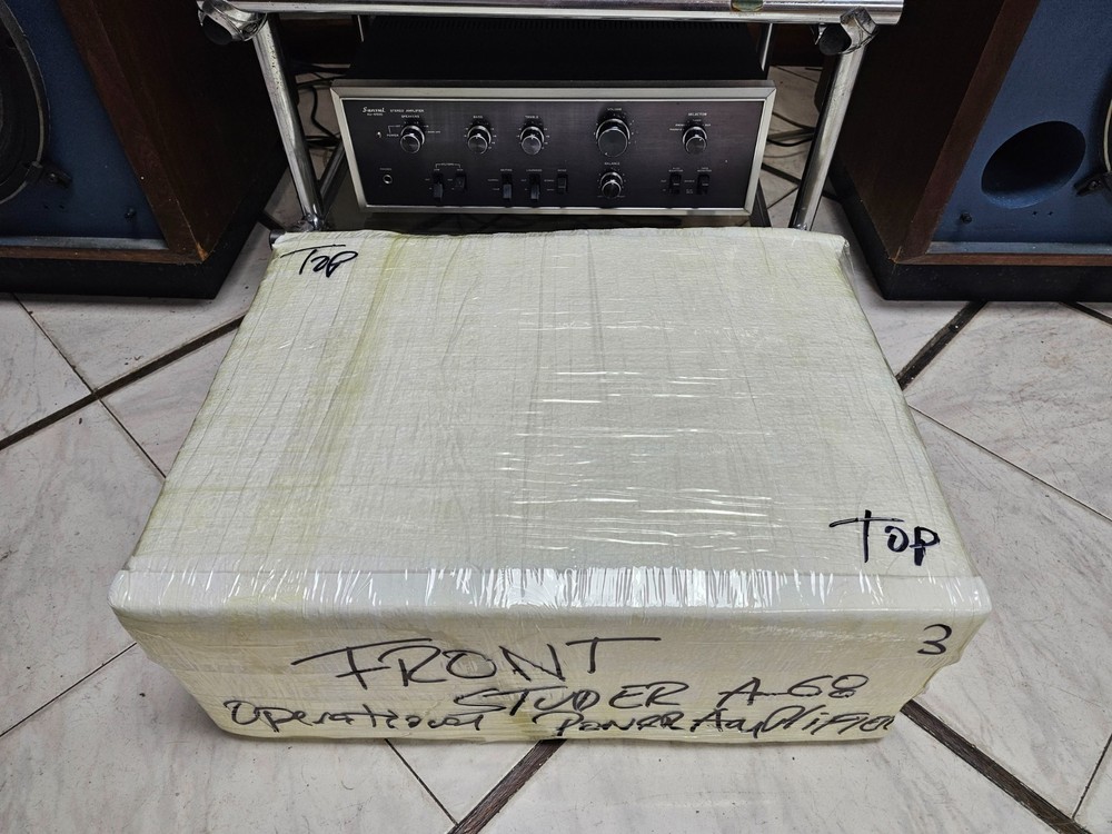 Studer A-68 Power Amplifier Serviced Operational