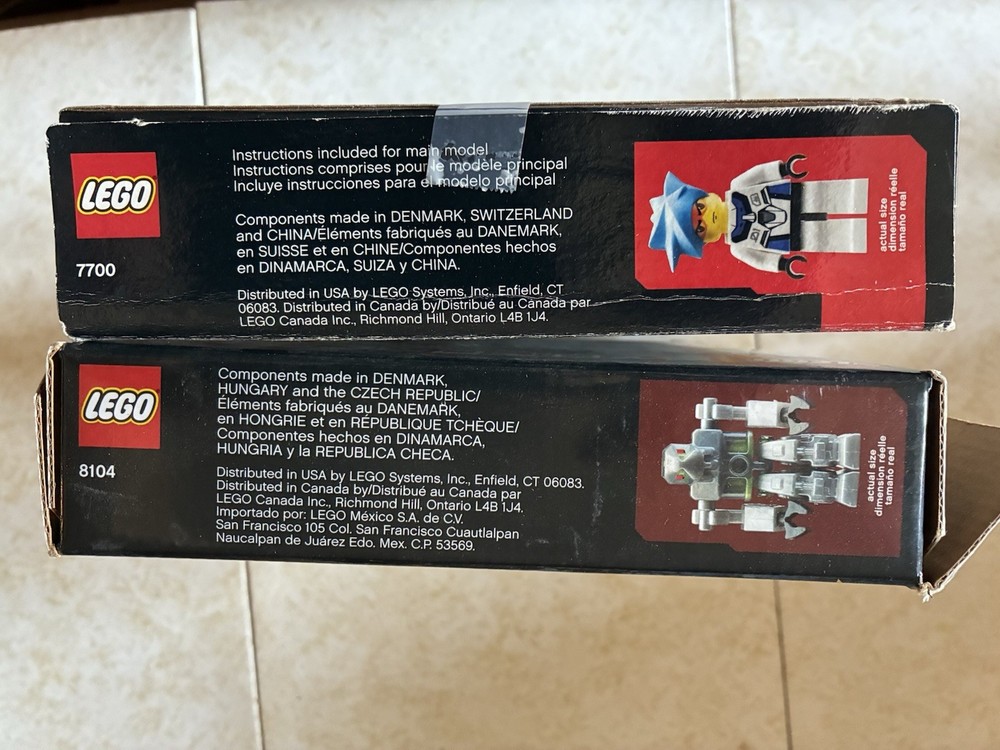 Lego BOXES ONLY Stealth Hunter Hikaru & Shadow Crawler Devastator Exo-Force