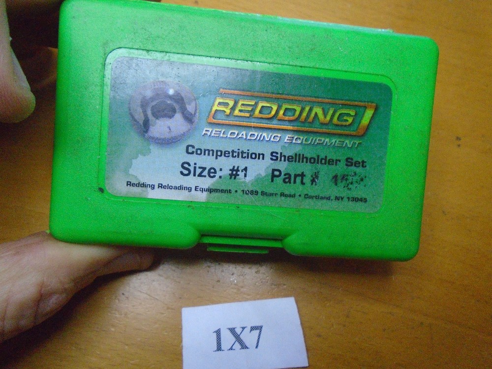 Redding #1 Competition Shellholder Set