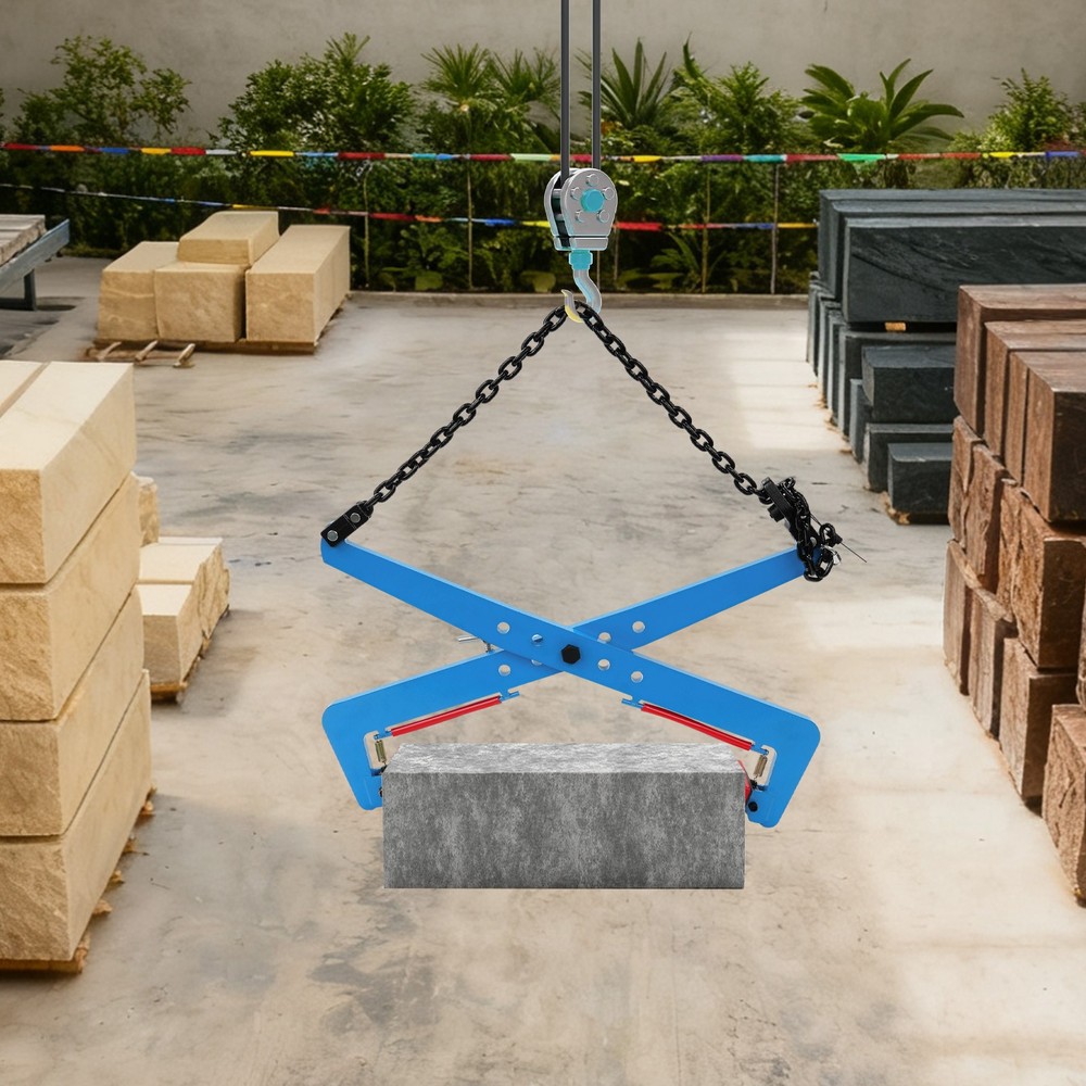 Stone Lifting Clamp Heavy Duty Lifter Clamping Tool Adjustable Lift Equipment