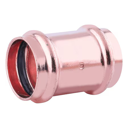 Strt, Copper, Press-Fit 1/2", 1/2", 816Yj9
