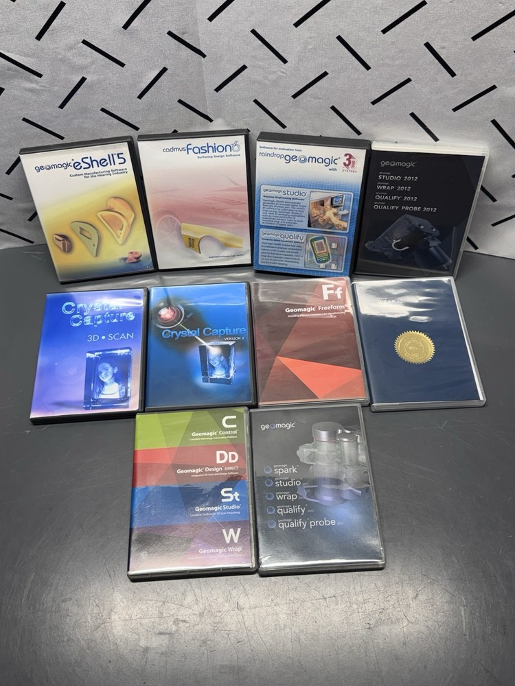 Geomagic Reverse Engineering Software Media Manuals Discs Lot - No Licenses