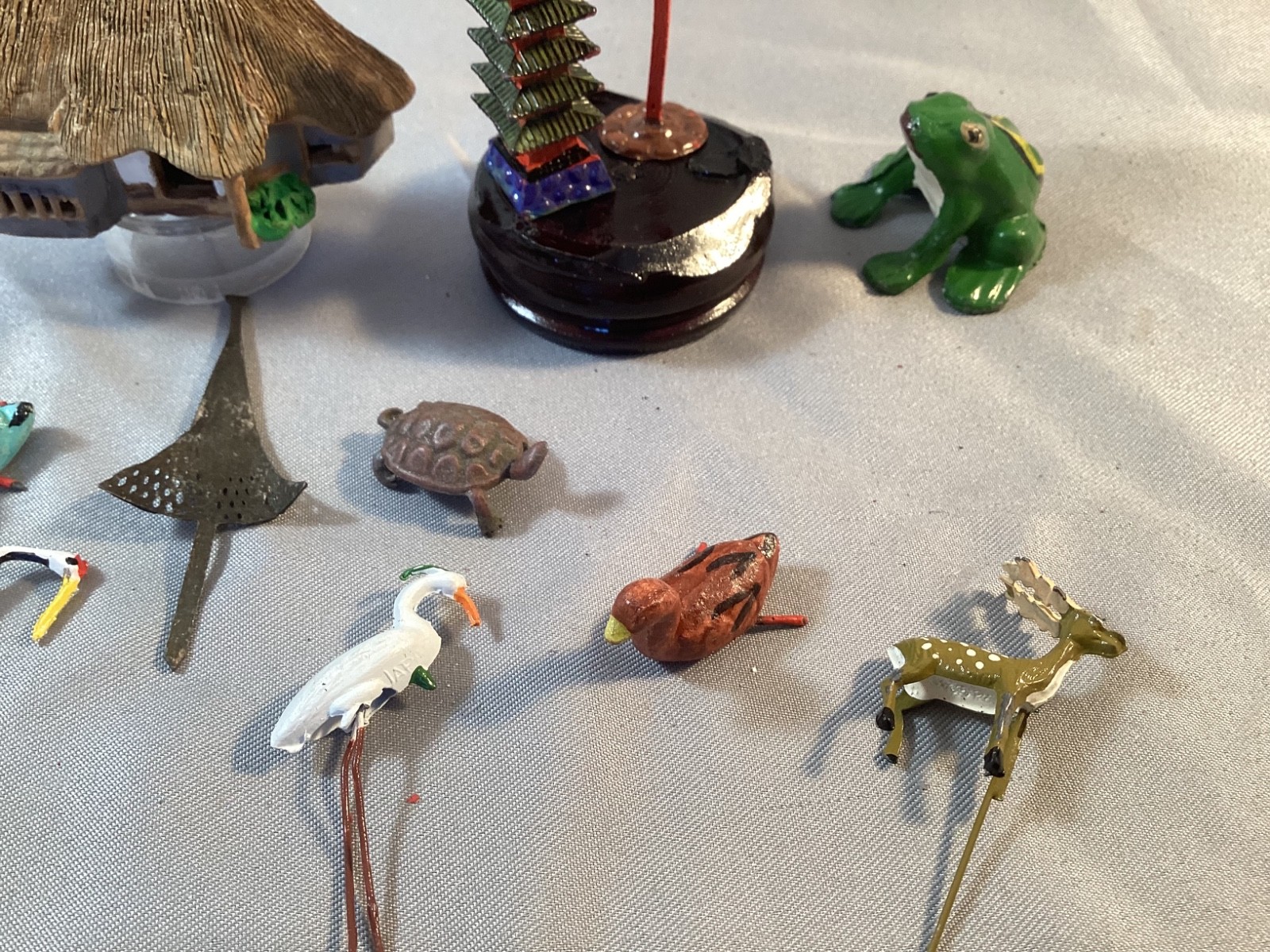 Vintage Miniature Japanese Bonsai Set of 12 Pieces