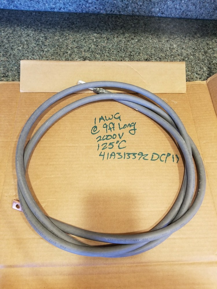 Caterpillar 1 AWG 9ft 2000V Electric Cable