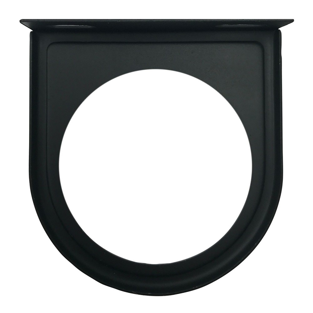 Universal Metal Black Under Dash Single Gauge Mounting Panel 2-1/16 Inch