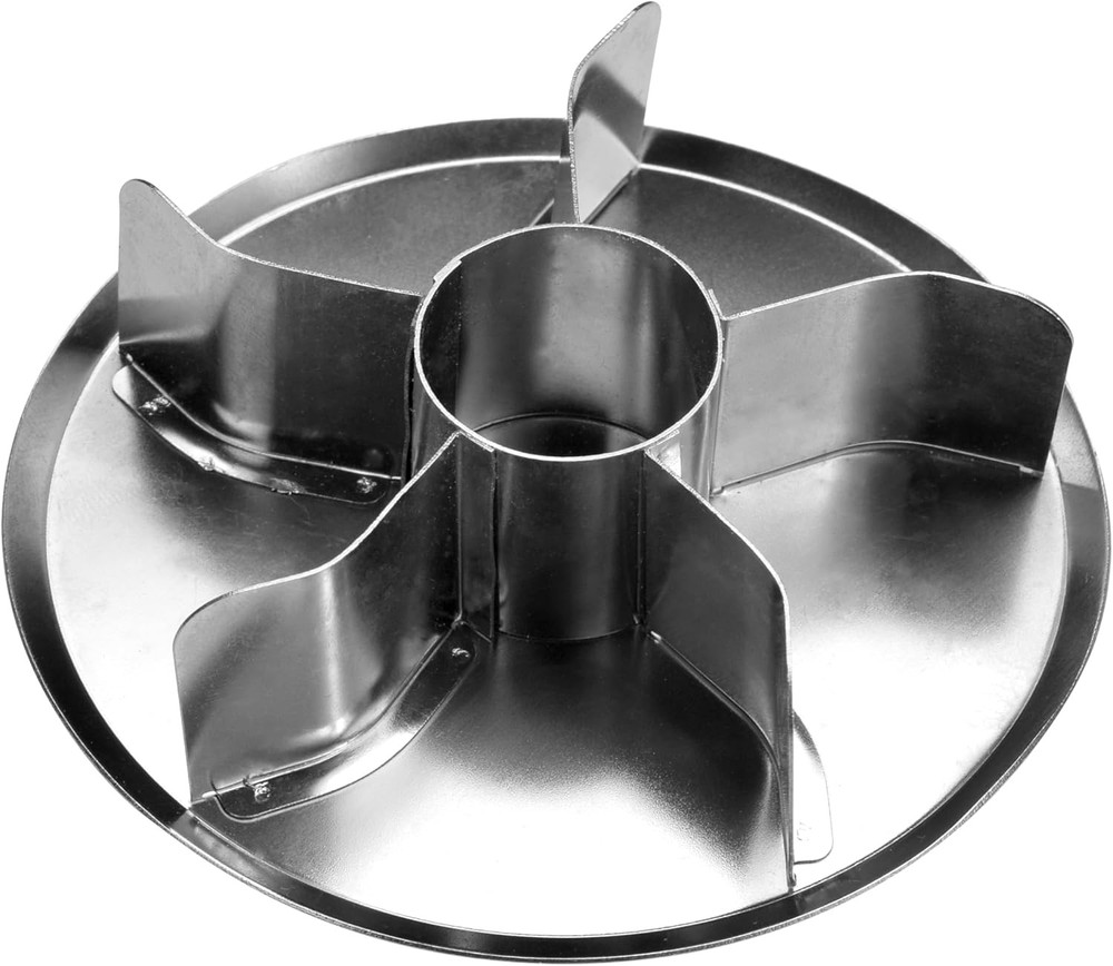 1491 Rosette Pattern Bread Stamp Stainless Steel