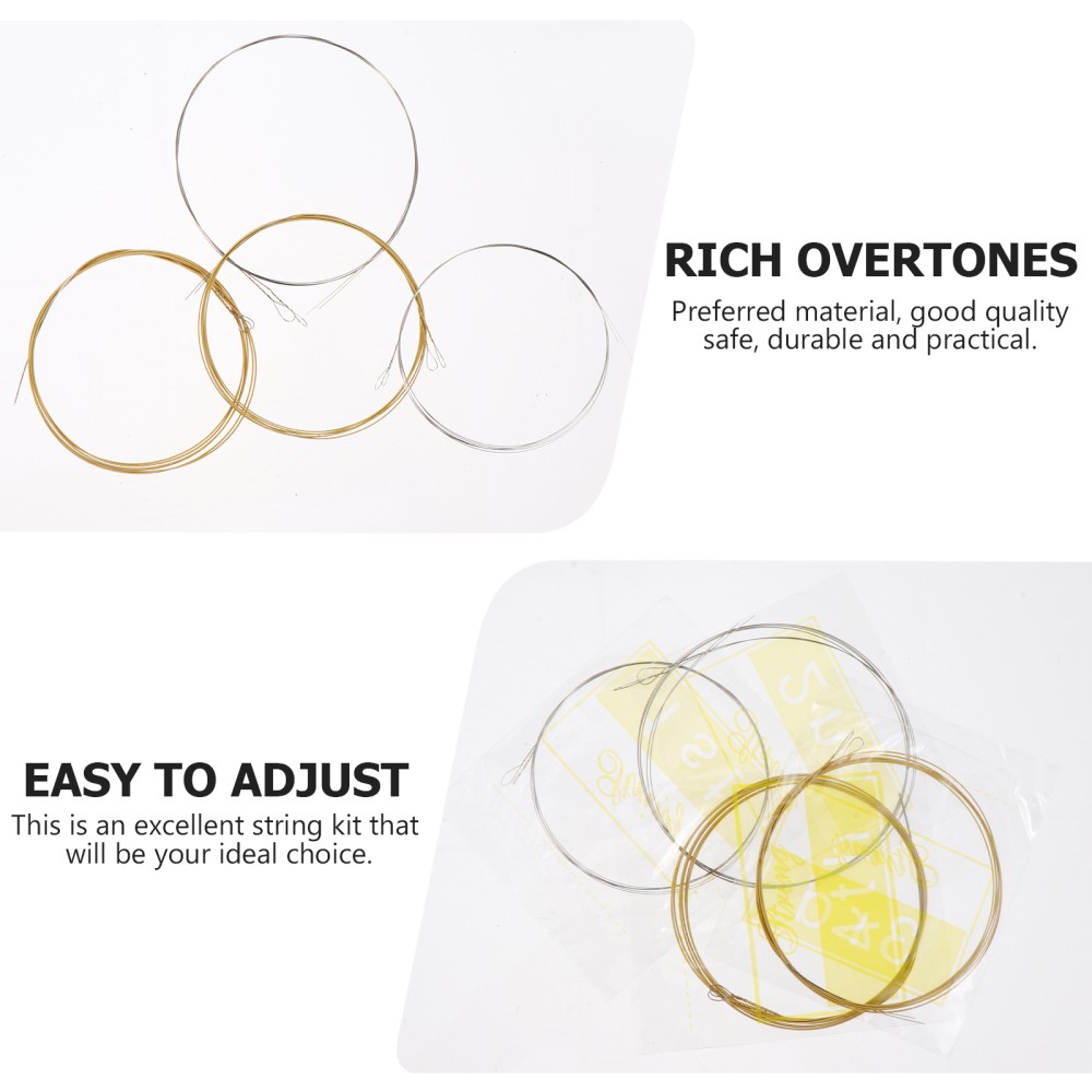 4pcs Banjo Mandolin Strings Acoustic Guitar Strings Electric