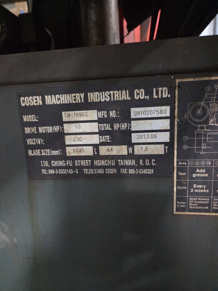 Cosen Horizontal Band Saw