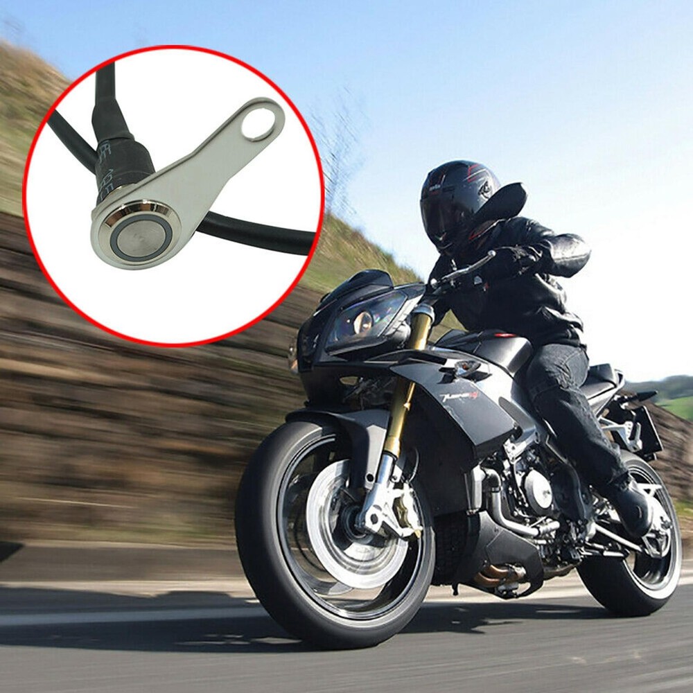 Head Light Fog Light LED Motorcycle Handlebar Switch ON+OFF Mount Push Button C