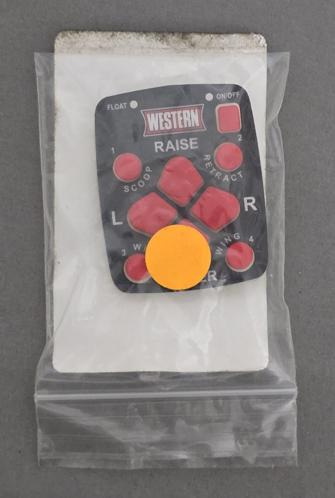 Western Plow Part # 96461 - 10-Pin 9 Button HandHeld Controller Keypad Assembly