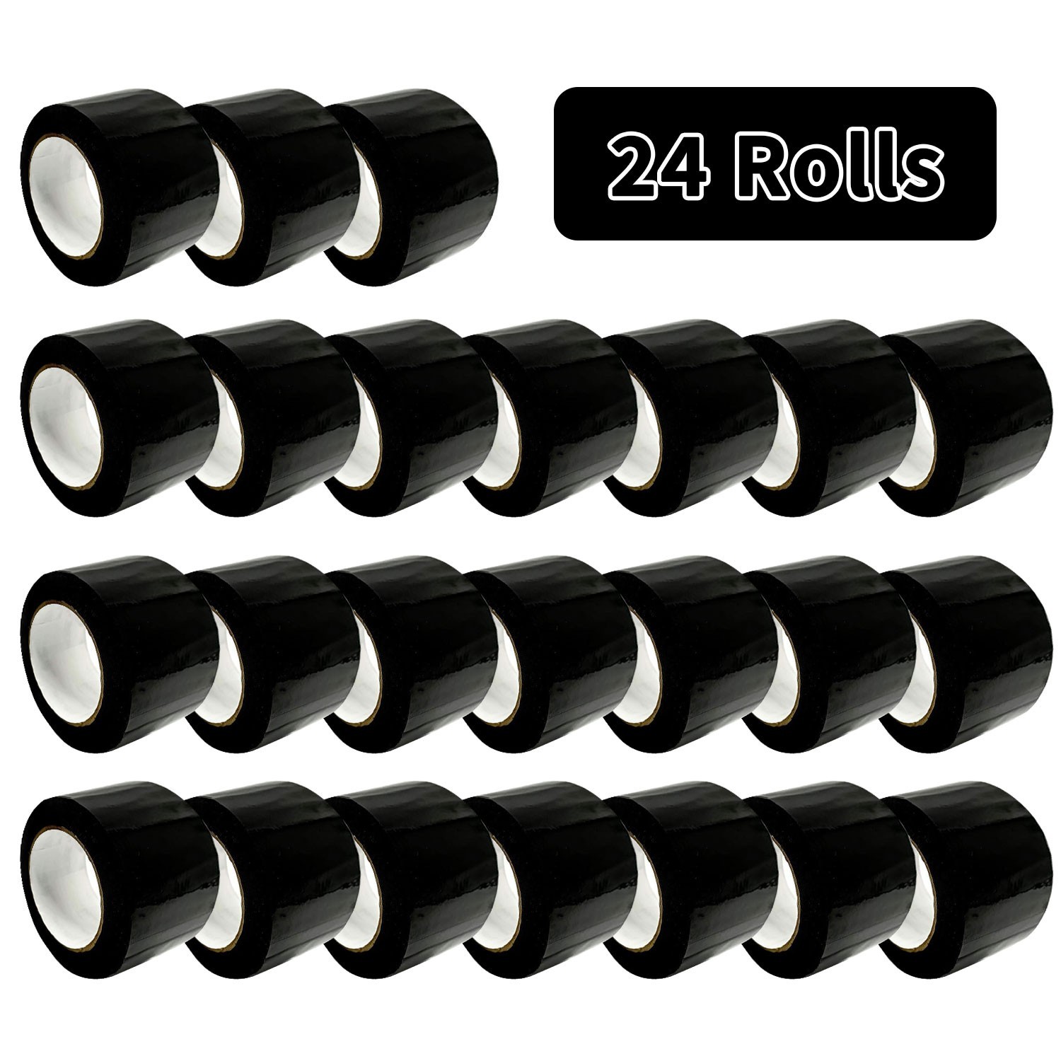 1-24 Rolls Shipping Packaging Box Packing Sealing Tapes 2 mil 3"x110 Yards 330FT