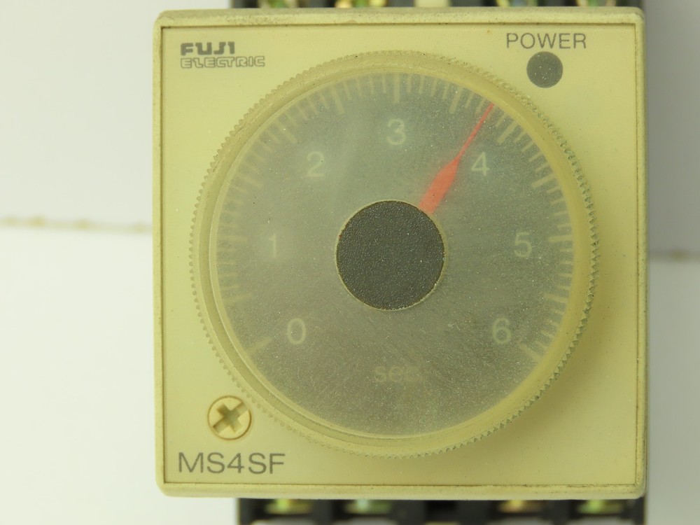 Fuji Electric MS4SF-CEIT Super Timer Module 6 Sec Time Delay Unit 24V Control