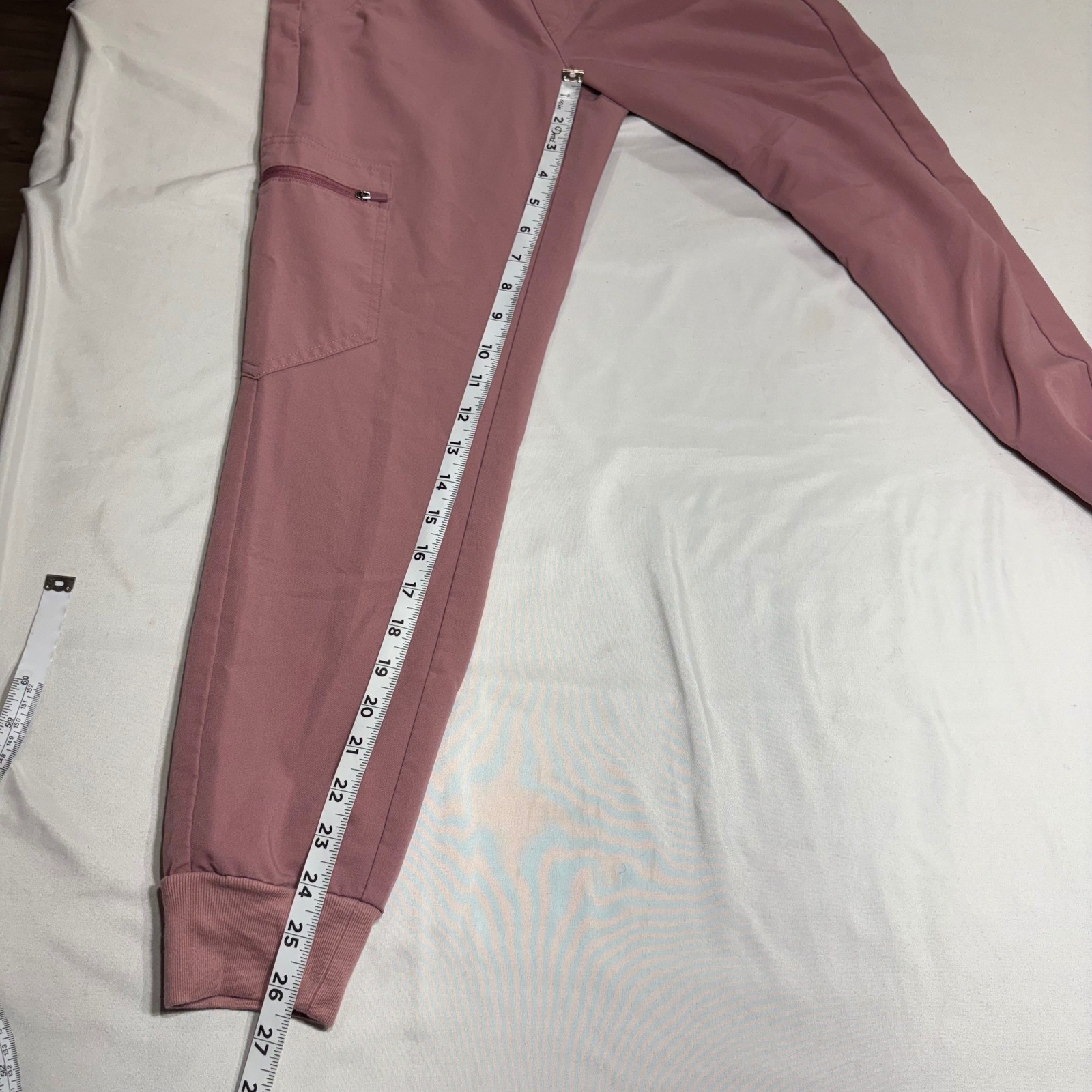 FIGS Scrub Set Women XXS Mauve Casma Top Zamora Jogger Pant Technical Collection