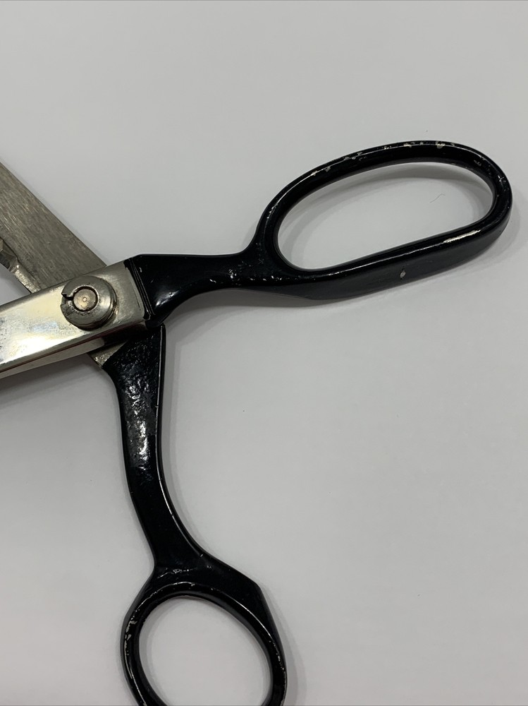 Vintage Wiss Professional Pinking Shears - Model CB9 - 9” Crescent Scissors EUC