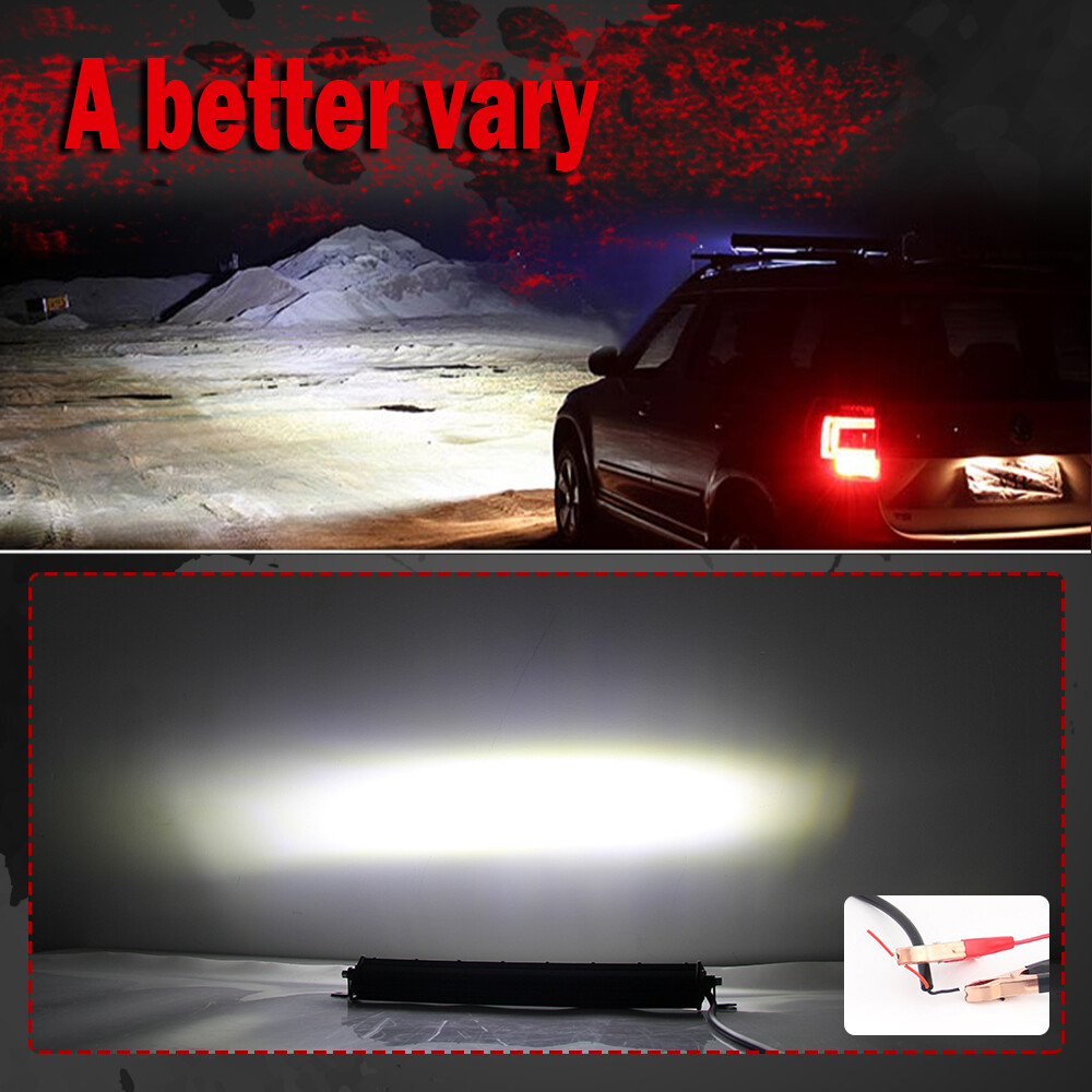 Behind Grille Mount 26" Slim LED Light Bar w/ Wiring For Ford 2016-19 Explorer
