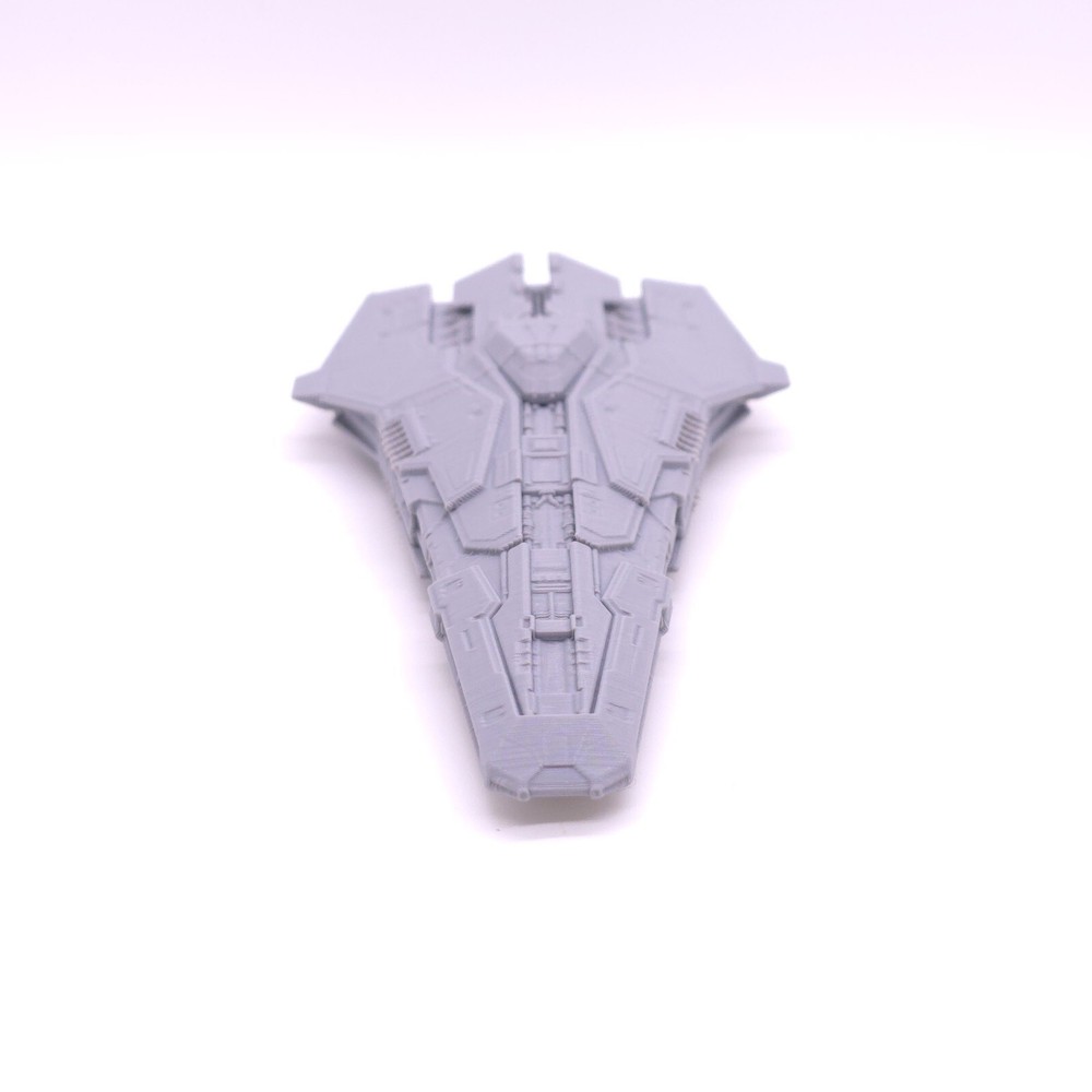 Federal Corvette - 1", 3", 6" or 12" Model - Custom Space Ship Sci-Fi Elite