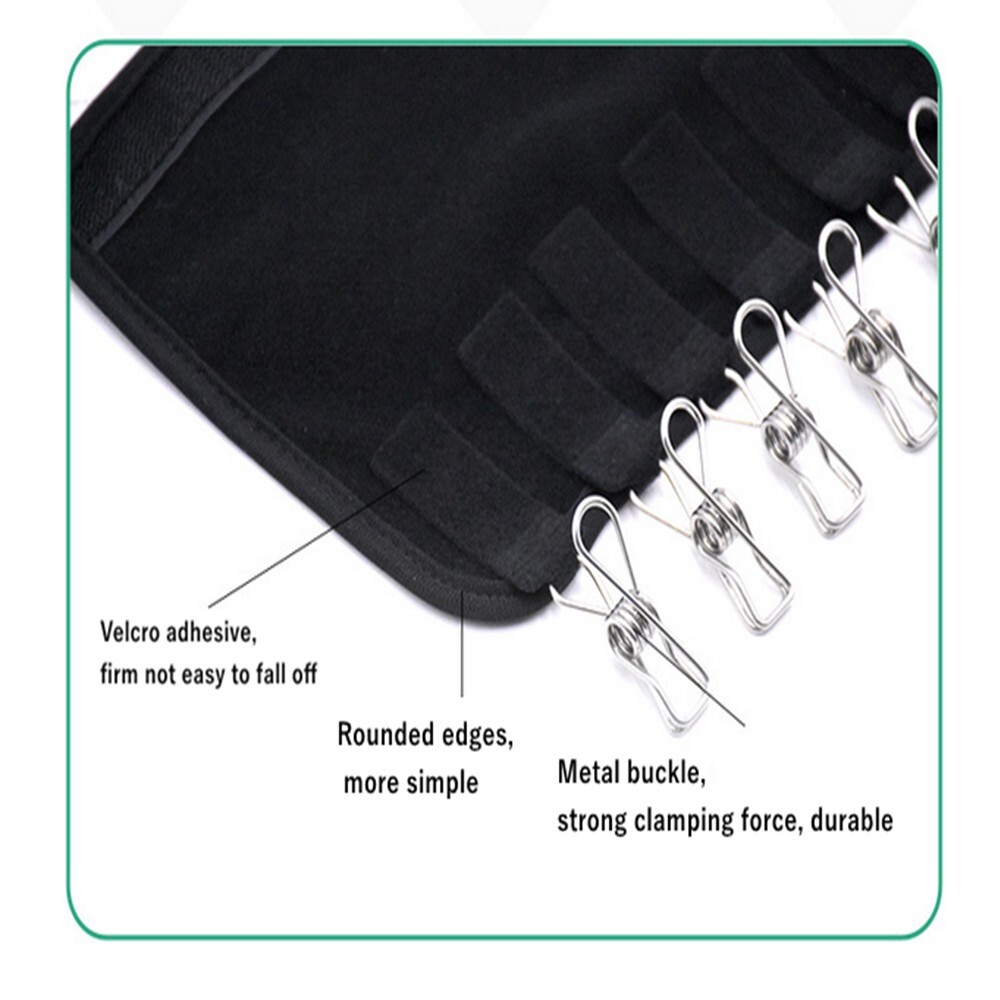 Hat Multifunctional Clip Cap Ten Clips Foldable Storage Home Hat Hanger 1Pcs