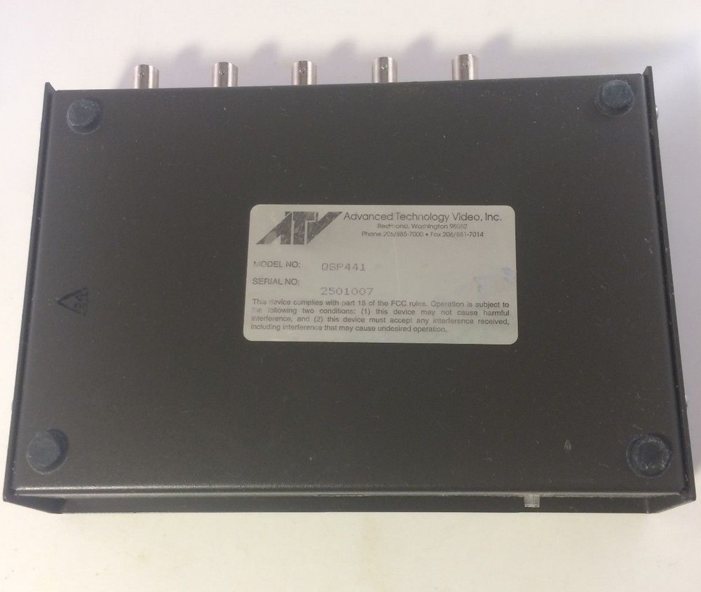 Advanced Technology Video ATV Quadra Split 441 # QSP441 - NICE WORKING