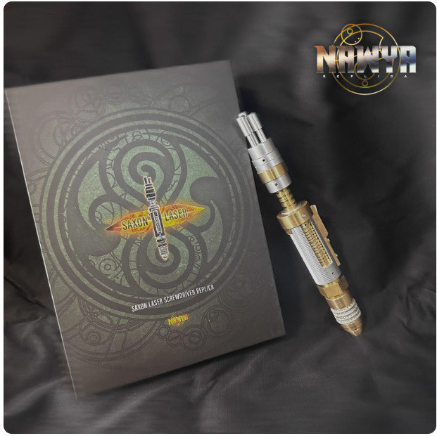 Doctor Who Master Metal Laser Screwdriver Replica Cosplay Theater Prop Scalable