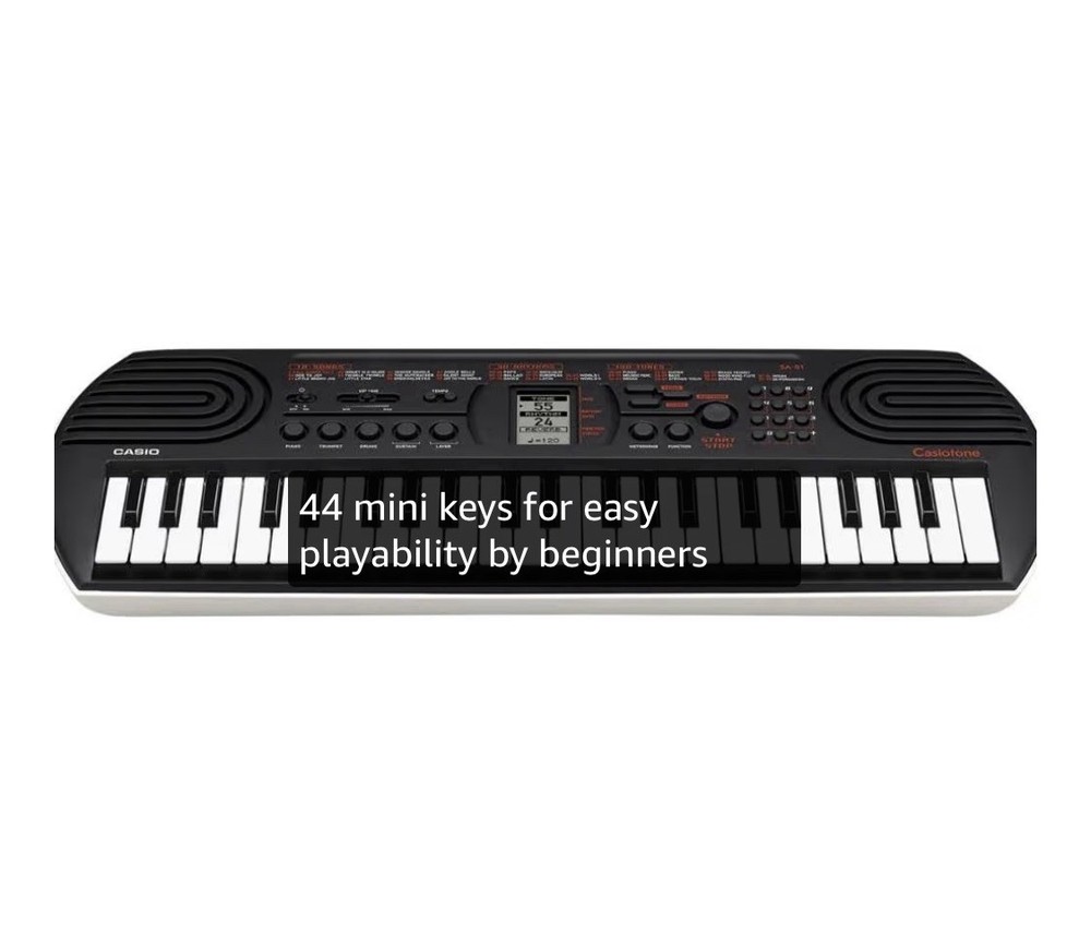 Casio Casiotone SA-81 Portable Compact 44 Mini Keys Keyboard