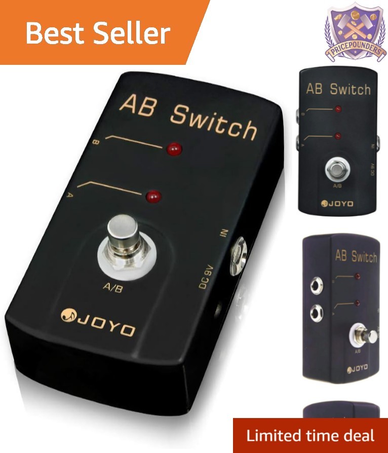 Guitar A/B Switch Pedal Two Output Effects Loop Effects Chain True Bypass