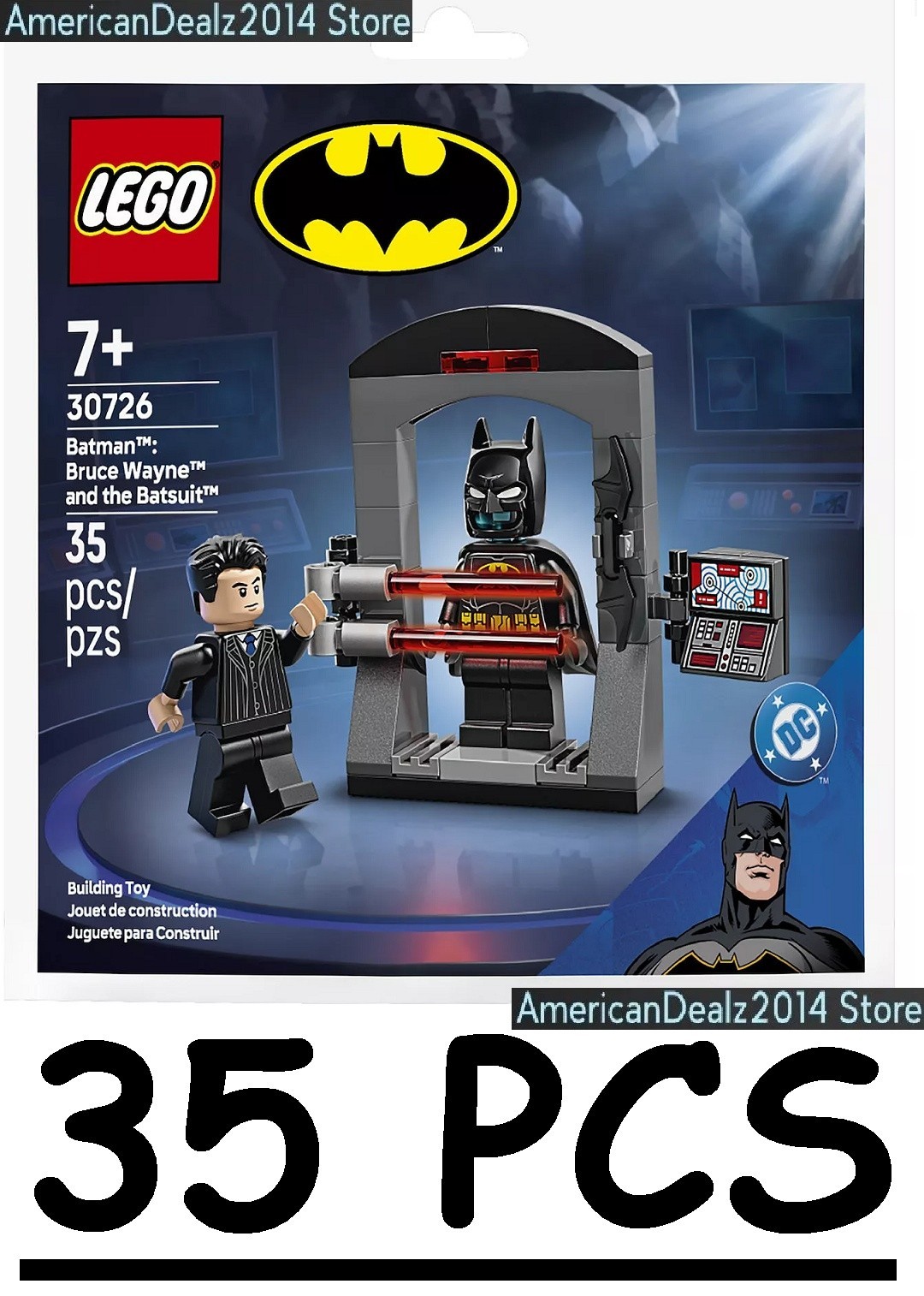 LEGO DC Batman Bruce Wayne and the Batsuit (30726) 2 Minifigures Batcave 2026