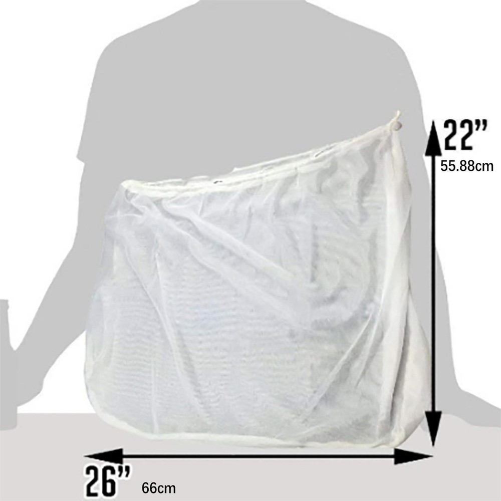 Extra Large Drawstring Filter Mesh Cloth Bag For Beer Fruit Cider Grape Brewing