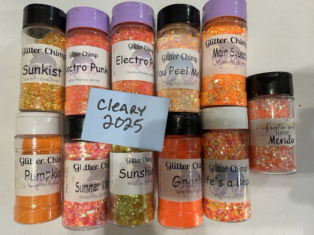 199 Bottles Mostly Glitter Chimp Glitter